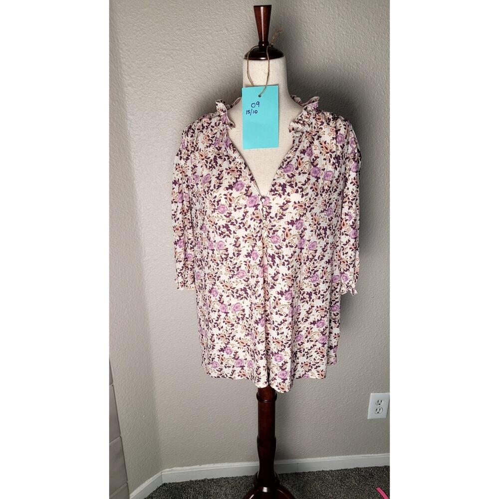 #9 Melloday Dress Floral Light Material Floral Print